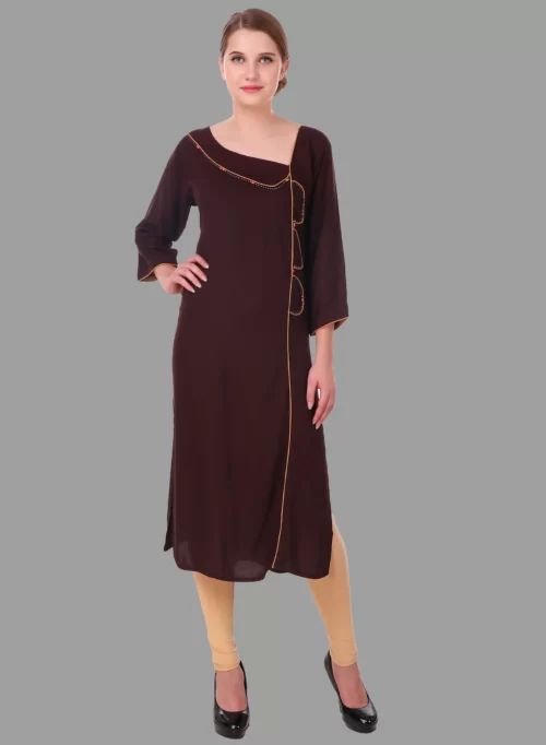 Angrakha Style Designer Kurti