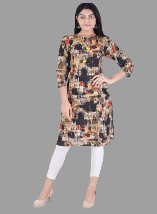 Short Printed Kurti