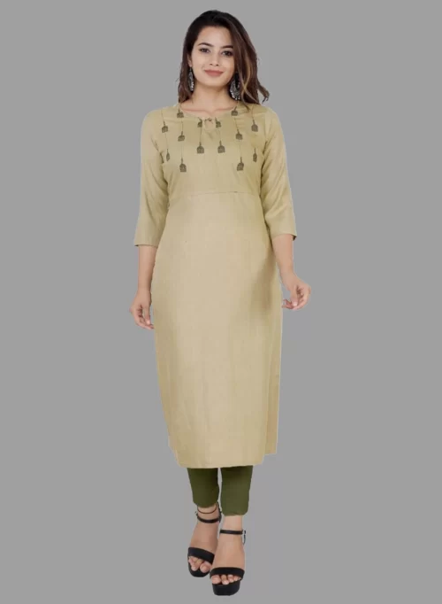 Straight Designer Kurti