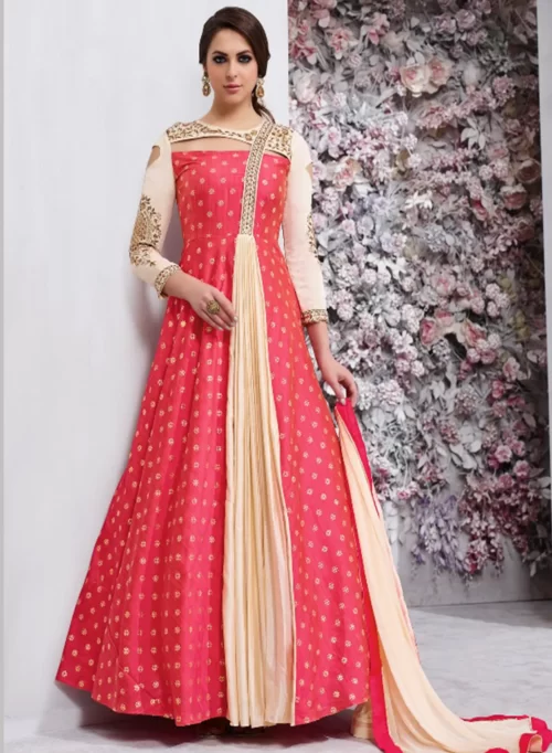Amaranth Designer Party Wear Gown